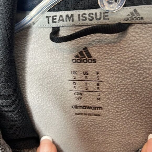 Adidas Men’s Pullover Hoodie Grey/Black Sweatshirt. Size Small. - Picture 4 of 8